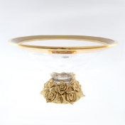 Фруктовница Bohemia Розы 35 см Bohemia Crystalite