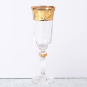 Комплект фужеров для шампанского Bohemia Kanada Кристина 150 мл (6 шт.) Bohemia Crystalite