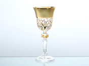 Комплект рюмок "Анжела" для водки Bohemia Матовая полоса 60 мл(6 шт.) Bohemia Crystalite