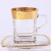 Комплект чайных пар Crystalex Bohemia (6 шт.) Bohemia Crystalite