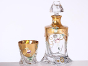 Комплект для виски Bohemia Quadro 7 предметов Bohemia Crystal