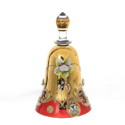 Колокольчик Crystal Bohemia Лепка красная 15 см Bohemia Crystal