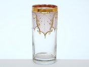 Комплект стаканов для воды 300 мл розовая Bohemia Crystal