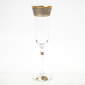 Комплект фужеров для шампанского 190 мл E-V (6 шт.)DIARYT PT Bohemia Crystal