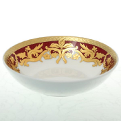 Комплект разеток Falkenporzellan Natalia bordeaux gold 11 см (6 шт.)