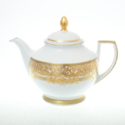 Чайник Falkenporzellan Natalia creme gold 1,2 мл