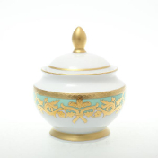 Фарфоровая сахарница Falkenporzellan Natalia Seladon Gold 250 мл