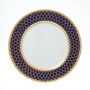 Круглое блюдо Falkenporzellan Valencia Cobald Gold 32 см