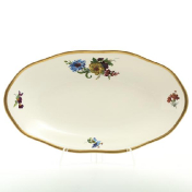 Овальное блюдо Sterne porcelan Слоновая кость 23 см