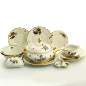 Столовый сервиз на 6 персон Sterne porcelan Слоновая кость 27 предметов