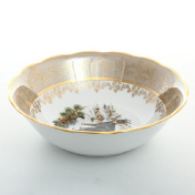 Салатник Sterne porcelan Охота Бежевая 23 см