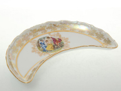 Фарфоровая лимонница Queen's Crown Корона Мадонна Перламутр 26 см(1 шт.) Queens Crown
