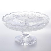 Хрустальная менажница Bohemia Glasspo 20 см Bohemia Crystal