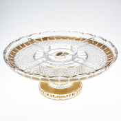 Хрустальная менажница Золото Bohemia Max Crystal 31 см Bohemia Crystal