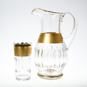 Комплект для воды Bohemia Max Crystal 7 предметов (Графин 1,5л Стаканы 350 мл) Bohemia Crystal