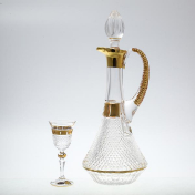 Комплект для ликера с золотом Bohemia Max Crystal 7 предметов 1,2л, 60 мл Bohemia Crystal