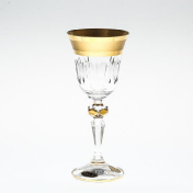 Комплект рюмок для водки хрусталь с золотом Bohemia Max Crystal 60 мл(6 шт.) Bohemia Crystal