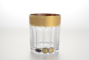Комплект стаканов для виски с золотом Bohemia Max Crystal 320 мл(6 шт.) Bohemia Crystal