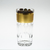 Комплект стаканов для воды Bohemia Max Crystal Золото 350 мл(6 шт.) Bohemia Crystal