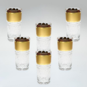 Комплект стаканов для воды Золото Bohemia Max Crystal 350 мл(6 шт.) Bohemia Crystal
