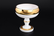 Конфетница 18 см белая BOHEMIA GOLD Bohemia Crystalite