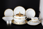 Столовый сервиз Falkenporzellan Ideal Gold 6 персон 27 предметов