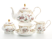 Фарфоровый чайный сервиз Версаль Royal Classics 6 персон 15 предметов