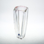 Ваза Bohemia Gold Arezzo красная 33 см Bohemia Crystalite