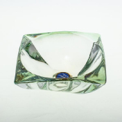 Салатник зеленая Bohemia Gold Arezzo 15 см Bohemia Crystalite