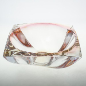 Фруктовница Bohemia Gold Arezzo Красная 32 см Bohemia Crystalite