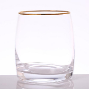 Комплект стаканов для виски 290 Идеал Золото (6 шт.) Bohemia Gold