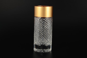 Комплект стаканов для воды 320 мл Sonne Crystal Золото (6 шт.) Bohemia Crystal