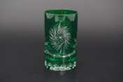 Комплект стаканов для воды 150 мл Идеал зеленый (6 шт.) Bohemia Crystal