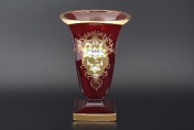 Ваза 29 см Красная Bohemia Crystalite