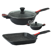 Комплект 2 сковороды 24 см, 26 см