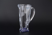 Графин синий Crystalite Bohemia Quadro 1,1л Bohemia Crystalite