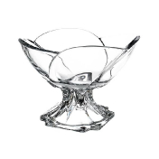 Фруктовница на ножке Bohemia Gold Globus 25 см Bohemia Crystalite