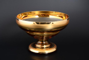 Конфетница 21 см медовая BOHEMIA GOLD Bohemia Crystalite