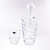 Комплект для виски Crystalite Bohemia Wave 7 предметов Bohemia Crystalite