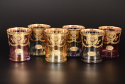 Комплект стаканов для воды Art Decor Veneziano Color 250 мл
