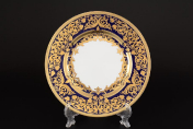 Набор тарелок Falkenporzellan Natalia cobalt gold 23 см(6 шт.)