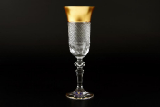 Комплект фужеров для шампанского Crystal Heart 150 мл(6 шт.) Bohemia Crystal