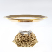 Конфетница Bohemia Розы 20 см Bohemia Crystalite