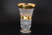 Ваза Bohemia Max Crystal Золото 30 см Bohemia Crystal