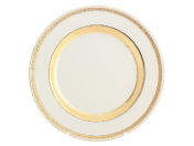 Круглое блюдо Falkenporzellan Constanza Cream Gold 30 см