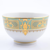 Комплект пиал Falkenporzellan Donna Seladon gold 10 см
