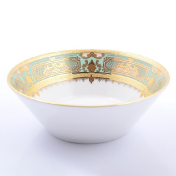 Набор салатников Falkenporzellan Donna Seladon gold 14 см(6 шт.)