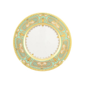 Набор тарелок Falkenporzellan Donna Seladon gold 21 см(6 шт.)