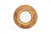 Набор тарелок Falkenporzellan Natalia bordeaux gold 17 см(6 шт.)