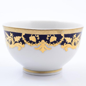 Комплект пиал Falkenporzellan Natalia Cobalt Gold 10 см